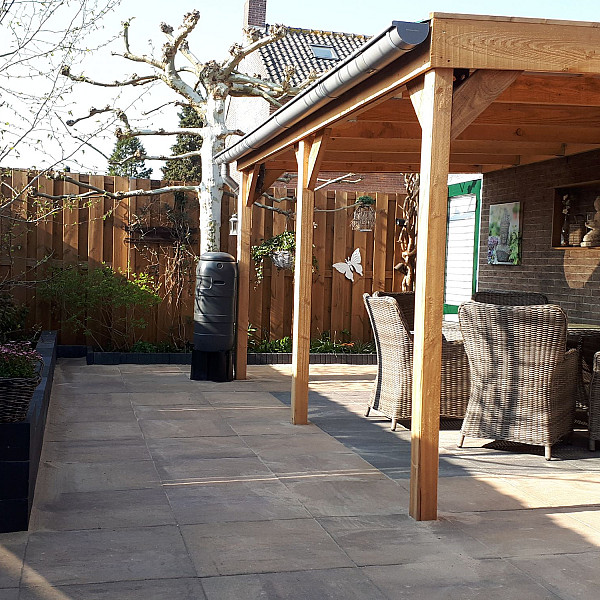 Restpartij Edam: ca. 10,08 m2 Patio 60x60x4 cm Grigio Camello