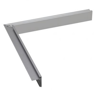 Daktrim roval standaard 50/50x4,5/4,5 cm binnenhoek (bij een L-vormig dak)
