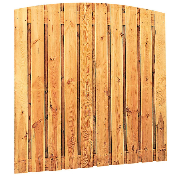 Grenen Tuinscherm 19-planks 180x180 cm, toog verticaal