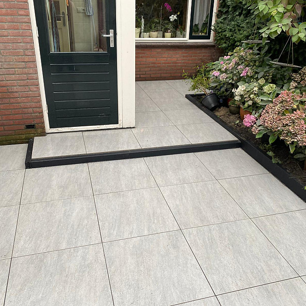 Restpartij Edam: 14,04 m2 Kera Twice 60x60x4,8 cm Moonstone Grey