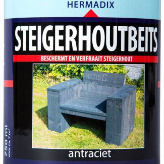 Steigerhout Beits 2500 ml Antraciet
