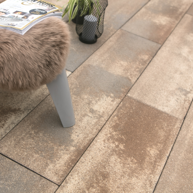 Restpartij Almere: ca. 14.5m2 GeoColor 3.0 120x30x6 Sepia Brown