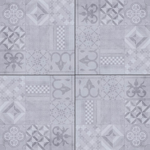 Restpartij Zwanenburg: ca. 2m2 GeoCeramica 60x60x4 cm Mosaik Grey