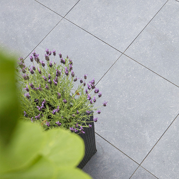 GeoCeramica 80x80x4 cm Impasto Grigio