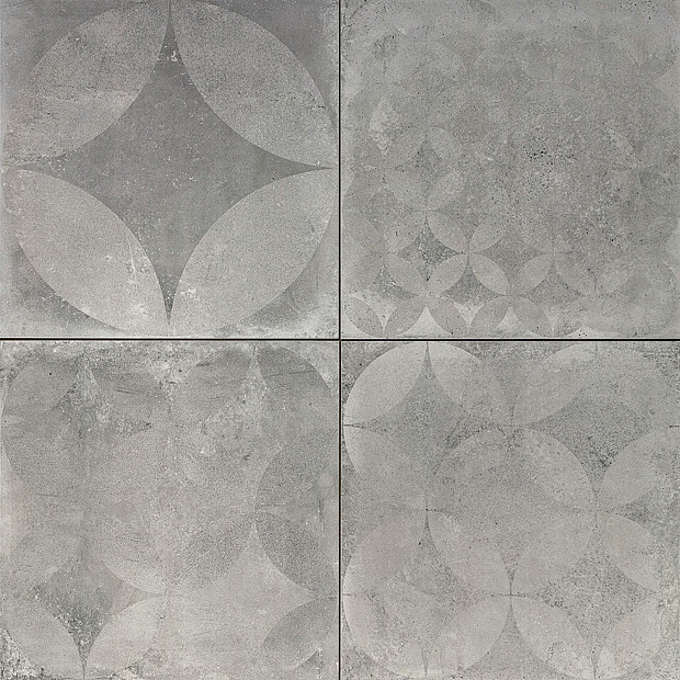 Restpartij Edam: 2,52 m2 Keramische Tegel 'TRE' Concrete Decor 60x60x3 cm Ash