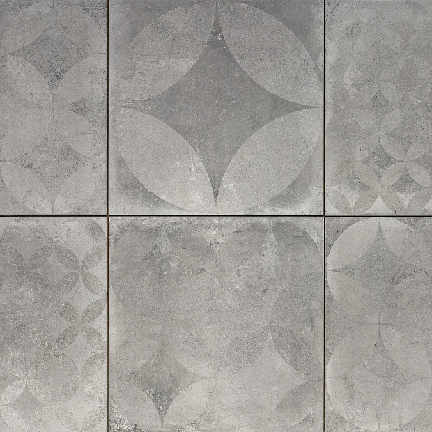 Restpartij Edam: 2,52 m2 Keramische Tegel 'TRE' Concrete Decor 60x60x3 cm Ash