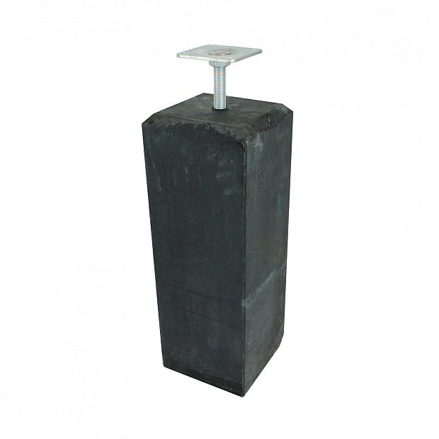 Betonpoer de Luxe 18x18x50 cm, antraciet