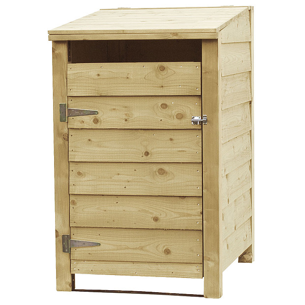 Containerkast enkel 129x79,5x89 cm vurenhout