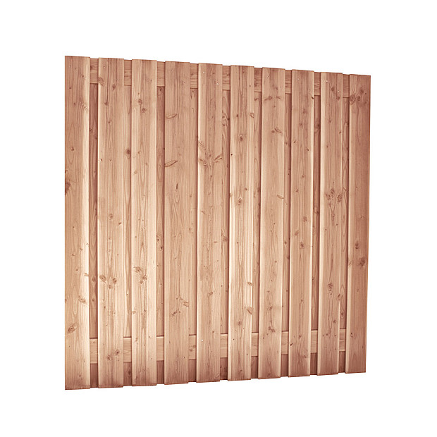 Douglas Tuinscherm 21-planks 180x180 cm, geschaafd
