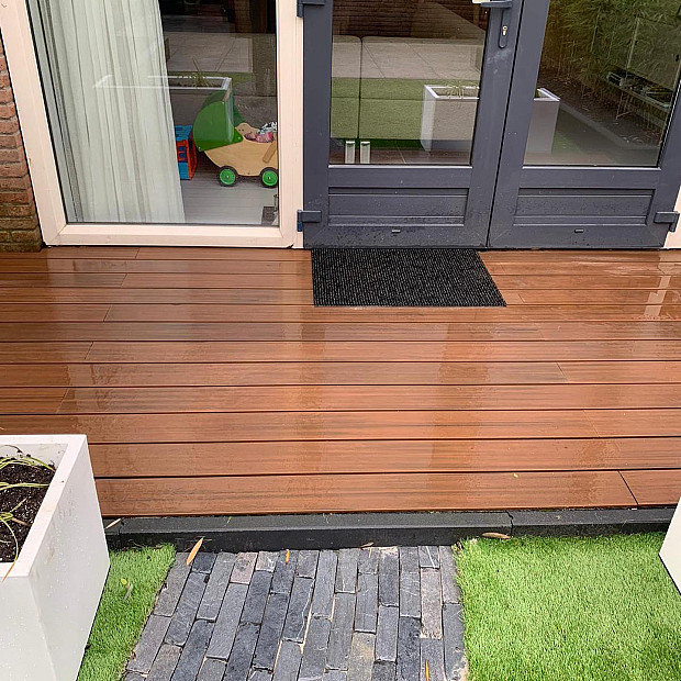 Infinity Gardendeck Vlonderplank 2,2x13,5x400 cm Brown Wash