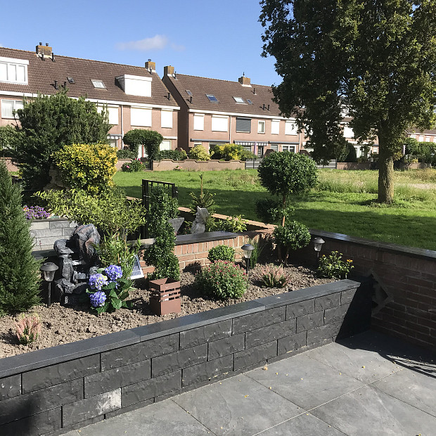 Actietegel keramiek op beton 60x60x4 cm Slate Design Antra