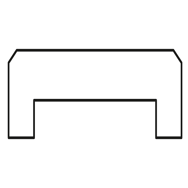 Douglas Geschaafde Afdekkap  2,8 x 8,5 x 180 cm (plat)