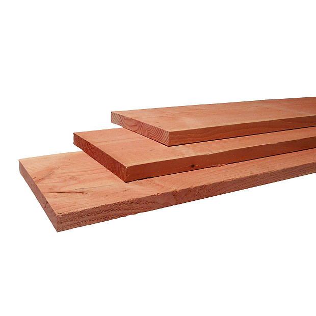 JWOODS Douglas Fijnbezaagde Plank 2,2x20x400 cm, naturel