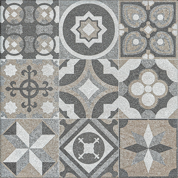 GeoProArte Mosaic 60x60x4 cm Modern Taupe Deco