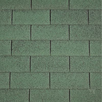 Dakshingles recht groen - pak 3 m²