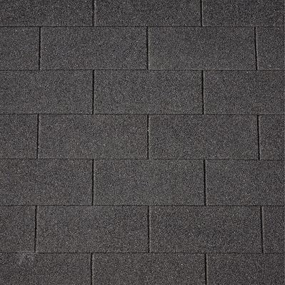 Dakshingles recht zwart - pak 3 m²