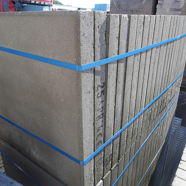 Betontegels 50x50x4 cm Grijs met facet