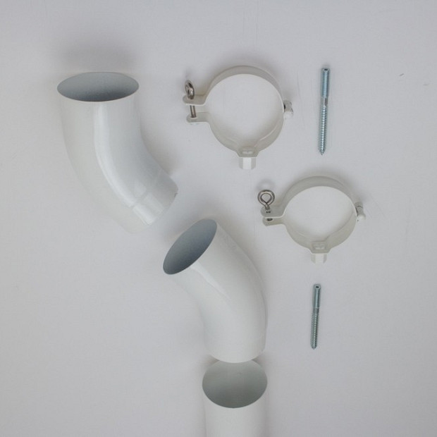 Hemelwaterset Ral 9010