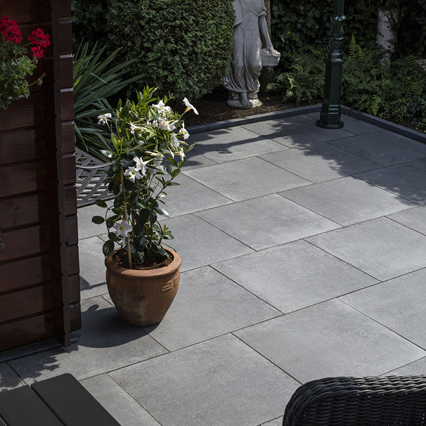 Restpartij Edam: ca. 20m2 GeoCeramica® 60x60x4 cm Roccia Carbon
