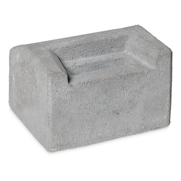 Sluitblok Hek 30x25x18 cm grijs