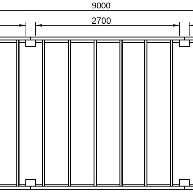 JWOODS Buitenverblijf XL Modern 900x354 cm