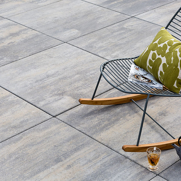 Restpartij Edam: ca. 10,08 m2 Patio 60x60x4 cm Grigio Camello