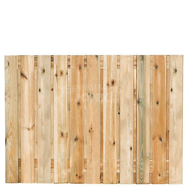 Tuinscherm Zaltbommel geschaafd geïmpregneerd grenen 23-planks, 180x130 cm
