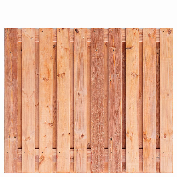 Tuinscherm Casablanca geschaafd geïmpregneerd Red Class hout 21-planks 180x150 cm