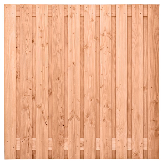 Tuinscherm Zwarte Woud geschaafd onbehandeld Douglashout 21-planks 180x180 cm