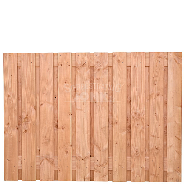 Tuinscherm Zwarte Woud geschaafd onbehandeld Douglashout 21-planks 180x130 cm