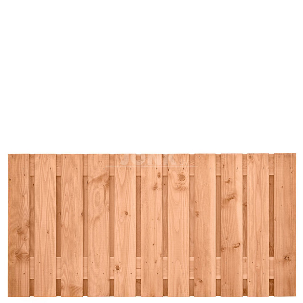 Tuinscherm Harz geschaafd onbehandeld Douglashout 23-planks 180x90 cm