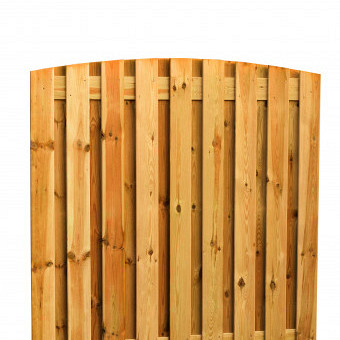 Grenen Tuinscherm 19-planks 180x180 cm, toog verticaal