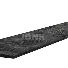 Douglas Zweeds Rabat Plank, 1,1-2,7 x 19,3 x 300 cm, Zwart gespoten