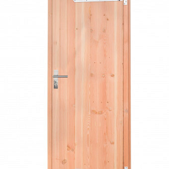 JWOODS Red Wood Enkele Dichte deur incl. beslag 100x205 cm, Rechtsdraaiend