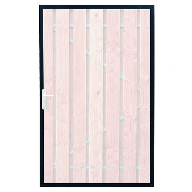 Luxe stalen kader t.b.v.. tuindeur 90, 100 en 110 cm.