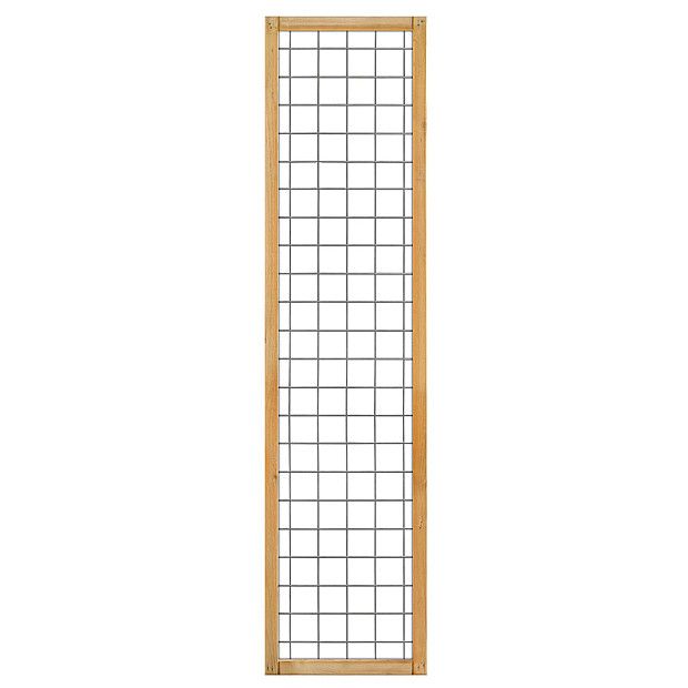 Gaaselement 45x180 cm met kader 4,5x4,5 cm geïmpregneerd grenen