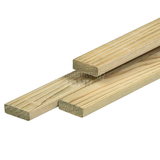Plank, Noord-Europees vuren, 1,9x4,5x420 cm
