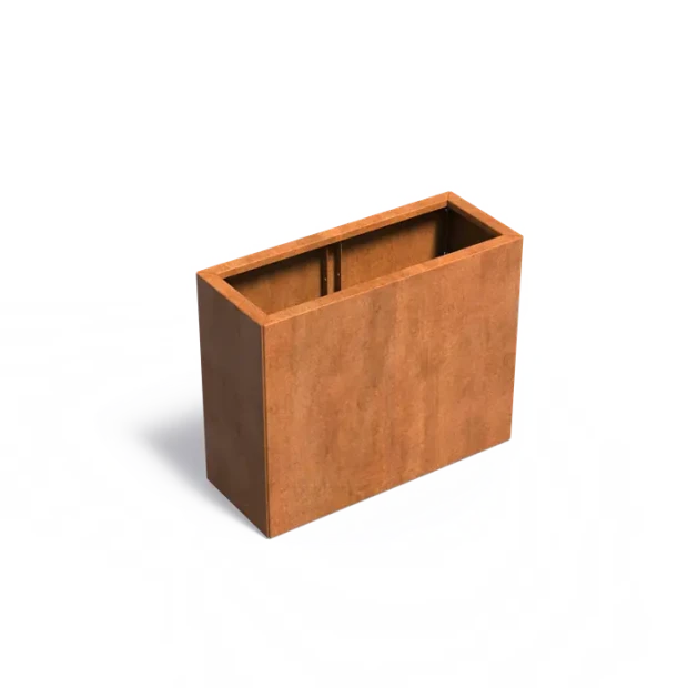 Plantenbak Carrez Connect zonder bodem Cortenstaal 100x40x80 cm