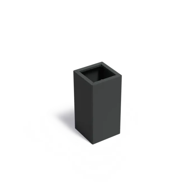 Plantenbak Carrez Connect zonder bodem gecoat staal 40x40x80 cm