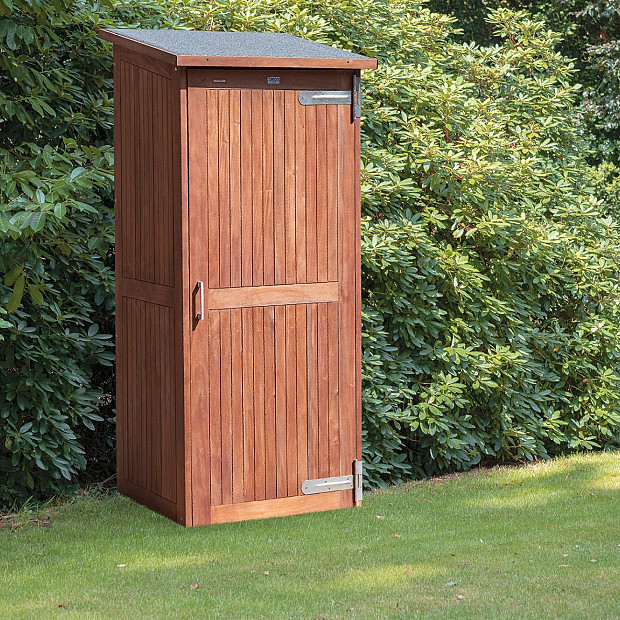 Tuinkast Santiago 80x65x185 cm onbehandeld, geschaafd hardhout