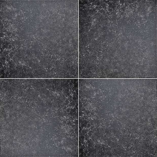 GeoCeramica 60x60x4 cm Pietra Blu Nero