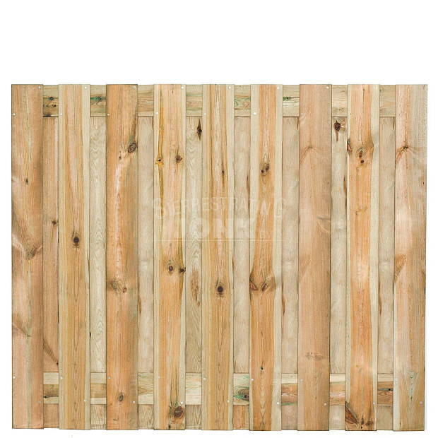 Tuinscherm Vasse geschaafd geïmpregneerd grenen 19-planks, 180x150 cm