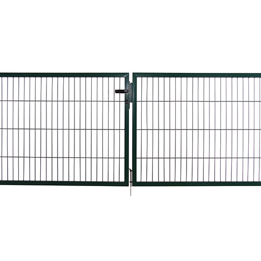 Metalen Tuinpoort Dubbel 300x100 cm Antraciet