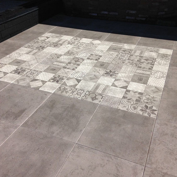 Restpartij Almere: 8.63m2 Designo Mosaic 60x60x3 cm Grey