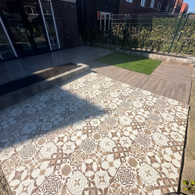 GeoCeramica 60x60x4 cm Houtdecor MyWood Decora