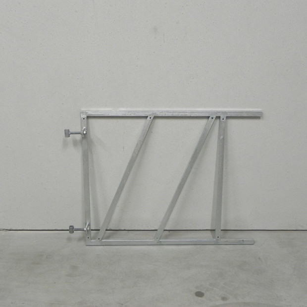 Stalen Poortframe verstelbaar 100x80 cm verzinkt
