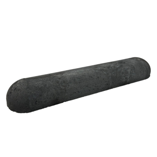Plakband varkensrug 20x11x95 cm 2 kanten rond Zwart
