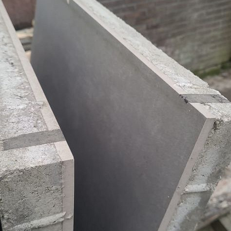 Restpartij Edam: 13,68 m2 Kera Twice Cerabeton 60x60x5 cm Cendre