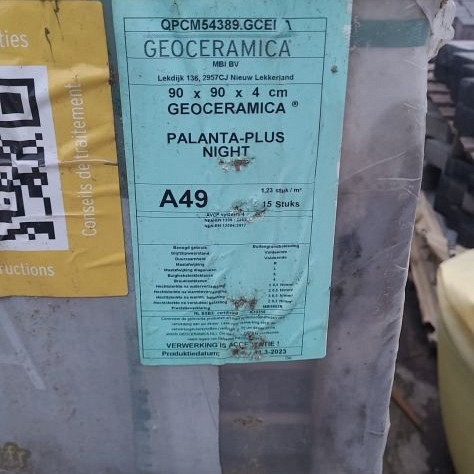 Restpartij Edam: ca.17.02 m2 Actietegel keramiek op beton 90x90x4 cm Marble Design Night