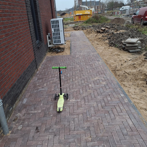 Restpartij Edam: 29,64 m2 Natura Stone Strak 7x21x6 cm London Antra/Brown